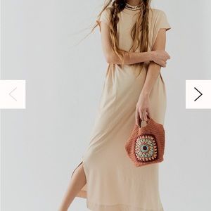 Free people All day long midi t shirt dress